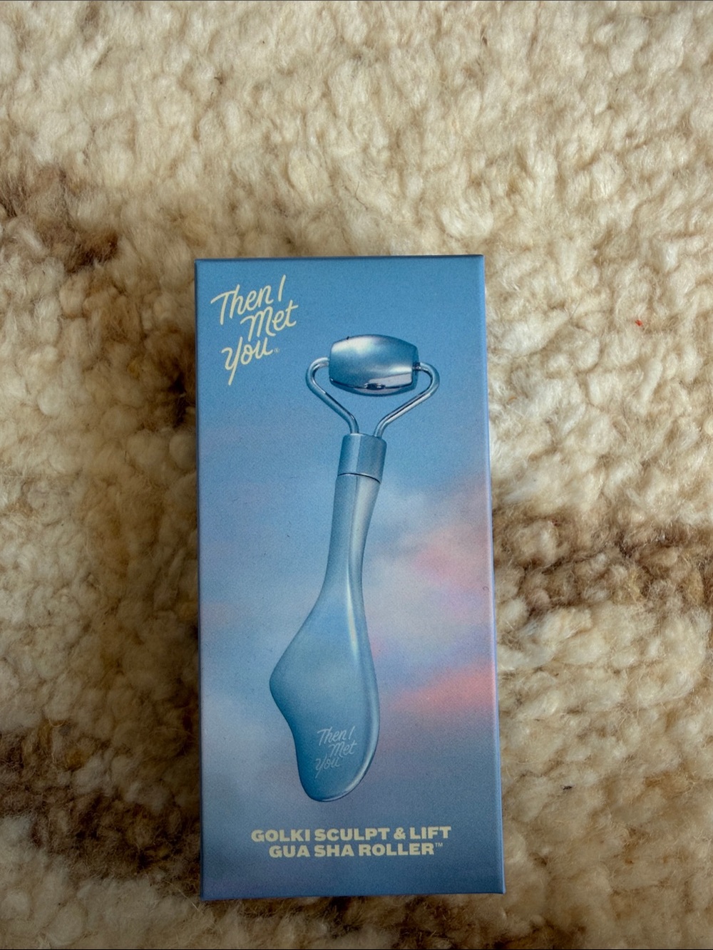 Blue Facial Gua Sha Roller - Sculpt & Lift